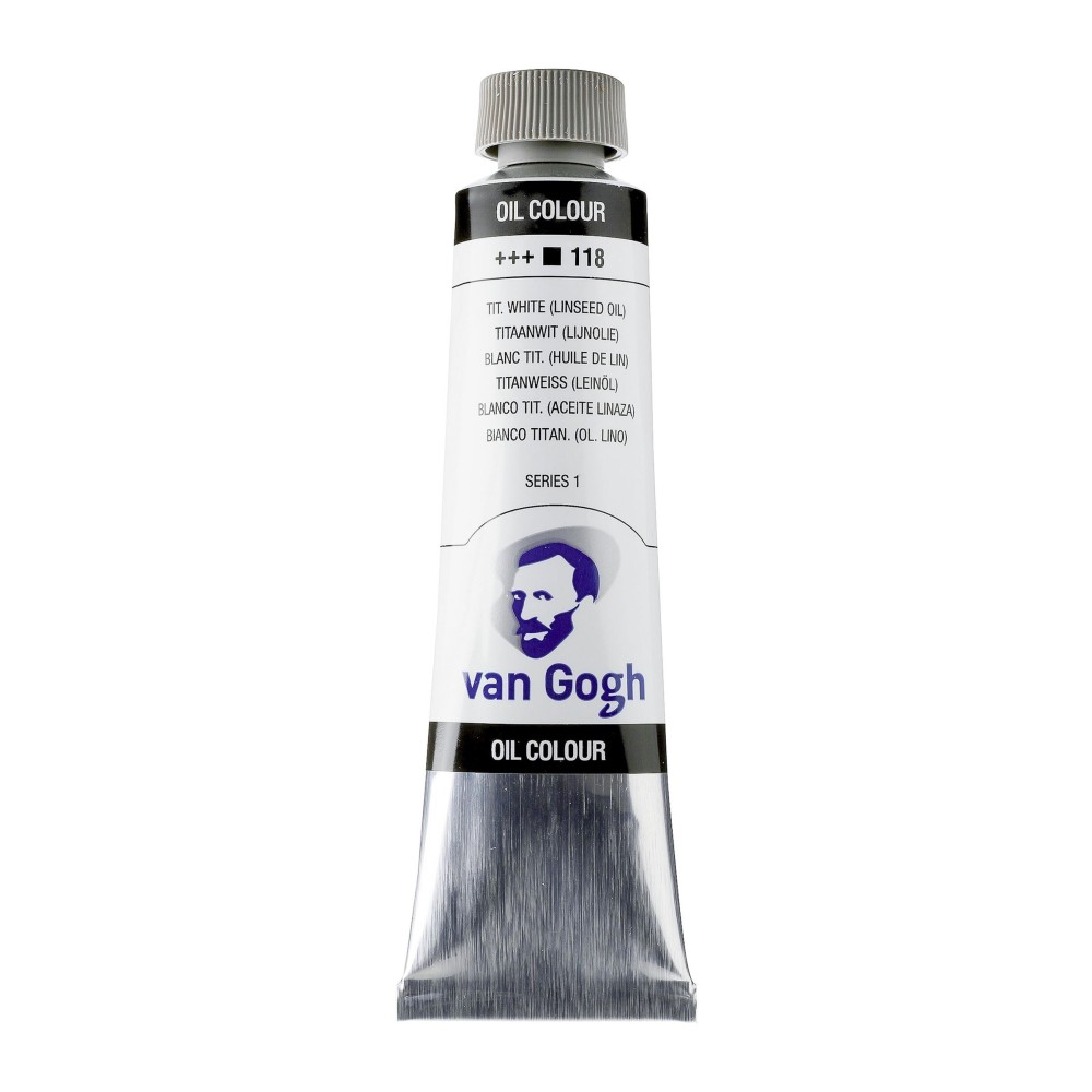 Oil paint in tube - Van Gogh - Titanium White, 40 ml