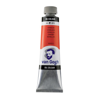 Oil paint in tube - Van Gogh - Vermilion, 40 ml