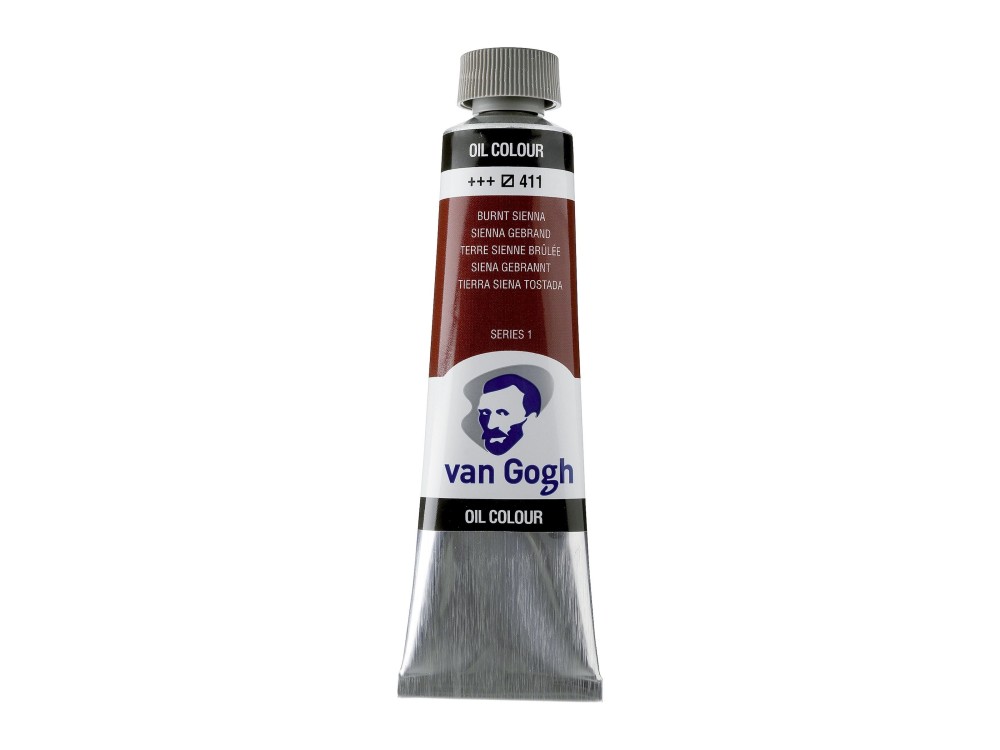 Oil paint in tube - Van Gogh - Burnt Sienna, 40 ml
