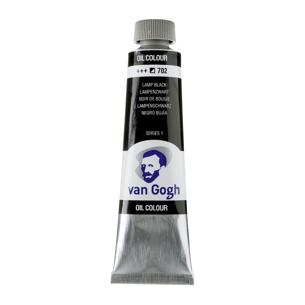 Farba olejna - Van Gogh - Lamp Black, 40 ml