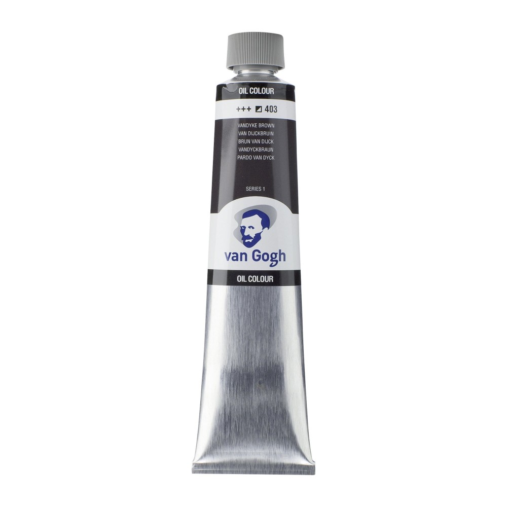 Farba olejna - Van Gogh - Vandyke Brown, 200 ml