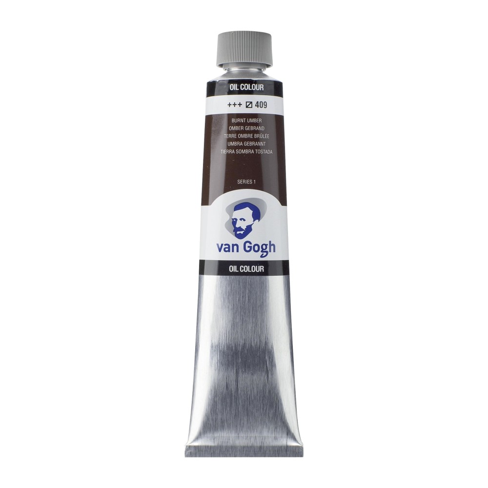 Oil paint in tube - Van Gogh - Burnt Umber, 200 ml