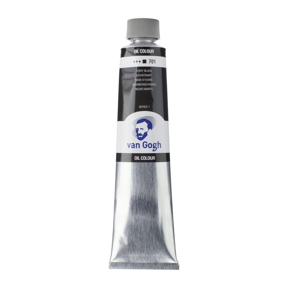 Oil paint in tube - Van Gogh - Ivory Black, 200 ml