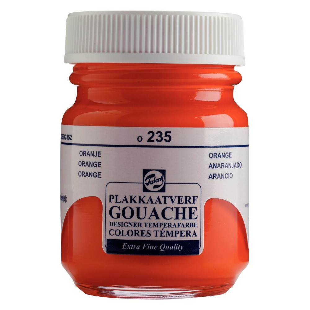 Farba gwasz Gouache Extra Fine - Talens - Orange, 50 ml