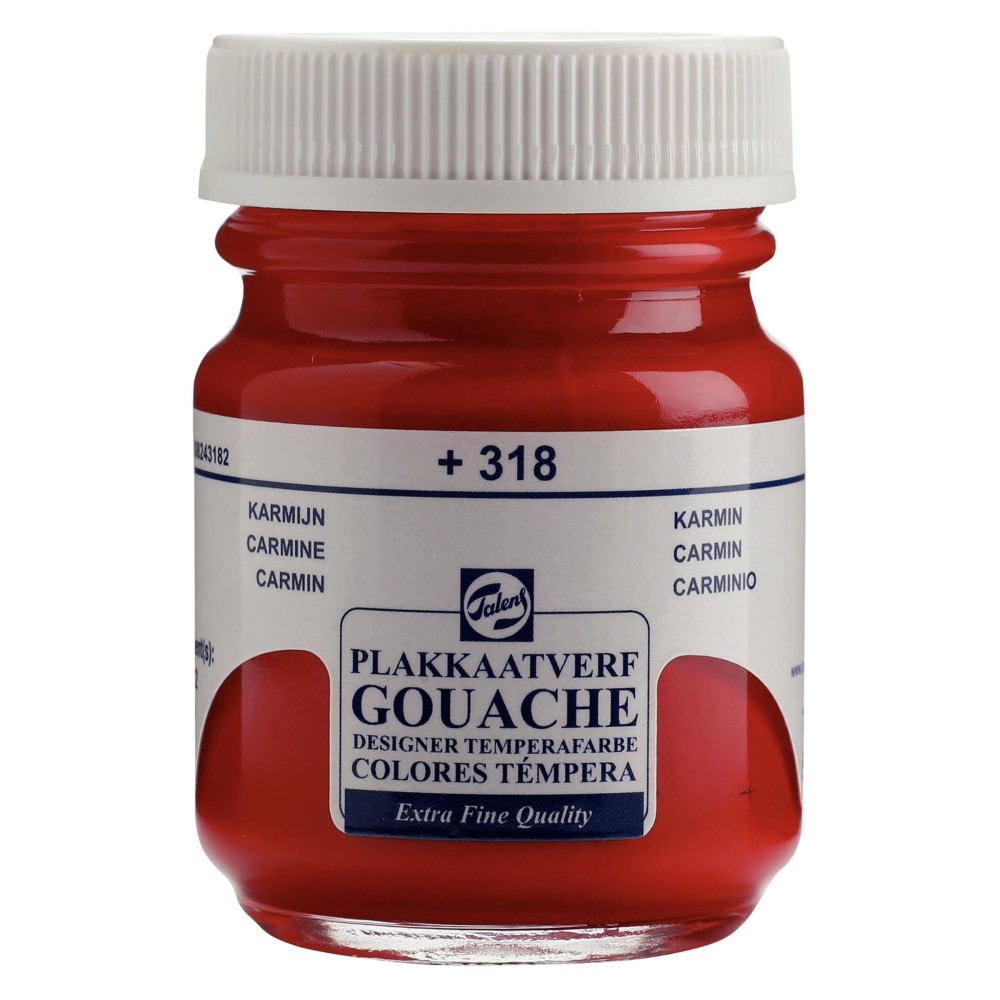 Farba gwasz Gouache Extra Fine - Talens - Carmine, 50 ml