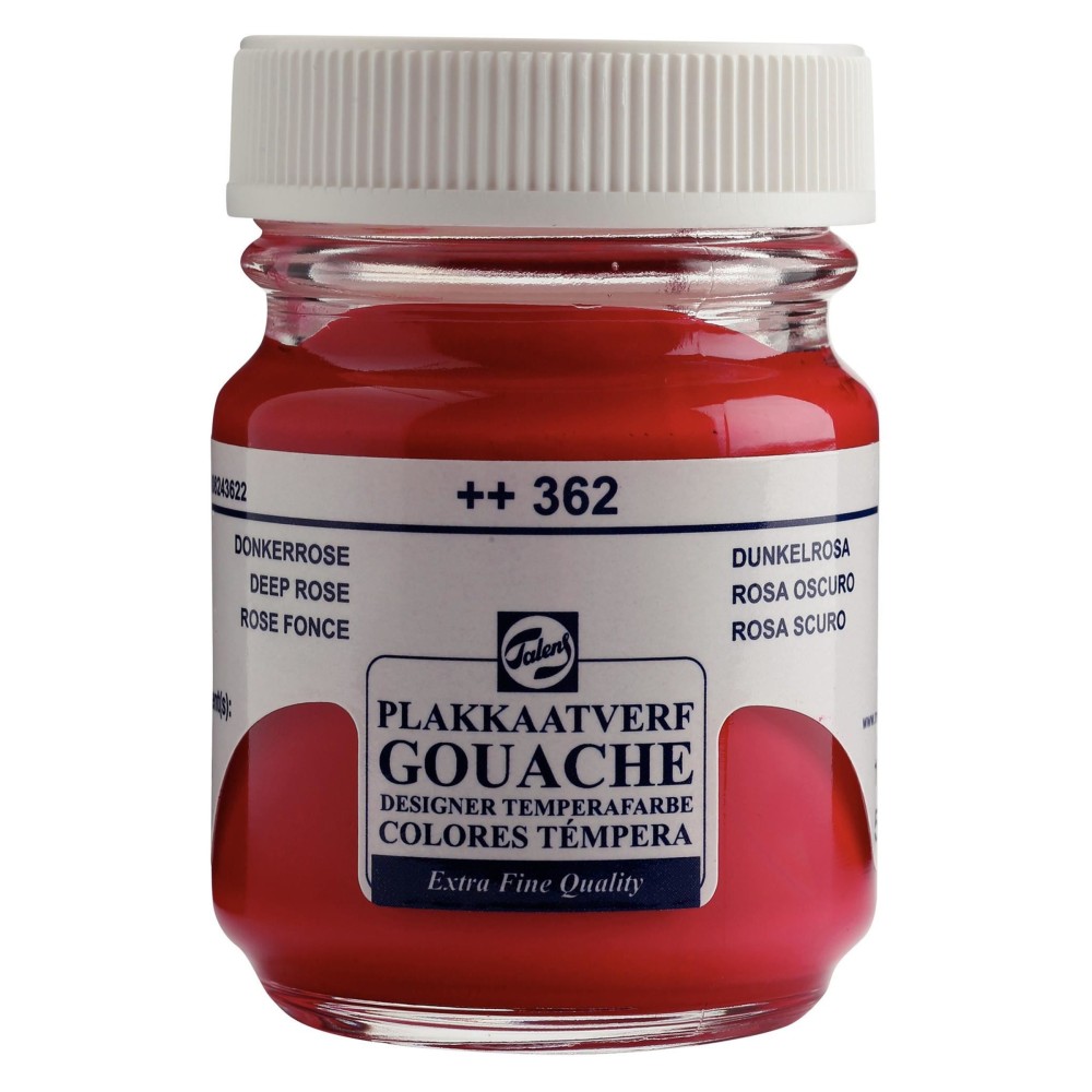 Farba gwasz Gouache Extra Fine - Talens - Deep Rose, 50 ml