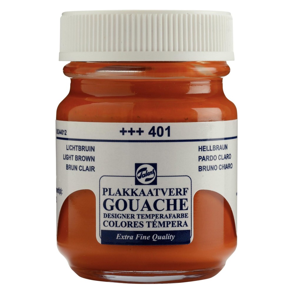 Gouache Extra Fine paint in a bottle - Talens - Light Brown, 50 ml