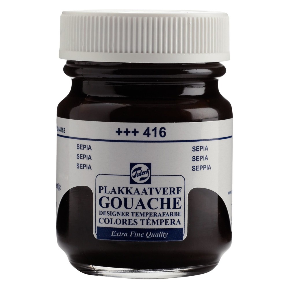 Farba gwasz Gouache Extra Fine - Talens - Sepia, 50 ml