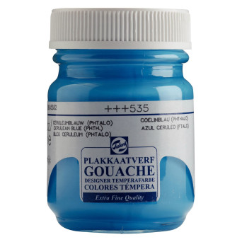 Farba gwasz Gouache Extra Fine - Talens - Cerulean Blue Phthalo, 50 ml