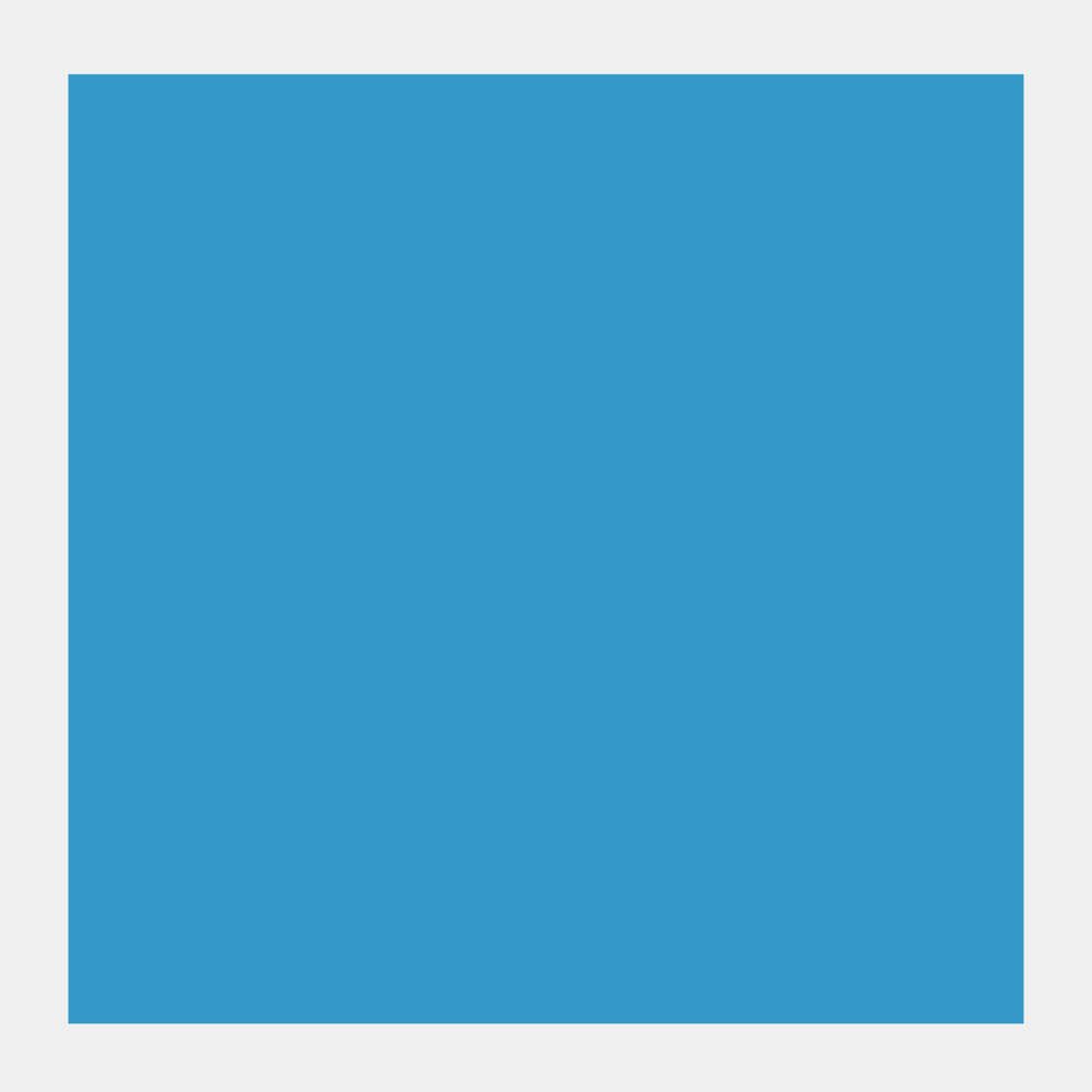 Gouache Extra Fine paint in a bottle - Talens - Cerulean Blue Phthalo, 50 ml