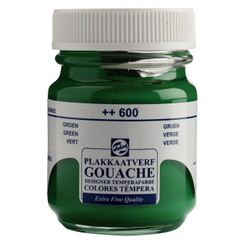 Gouache Extra Fine paint in a bottle - Talens - Green, 50 ml