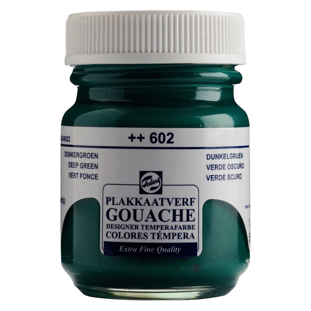 Farba gwasz Gouache Extra Fine - Talens - Deep Green, 50 ml