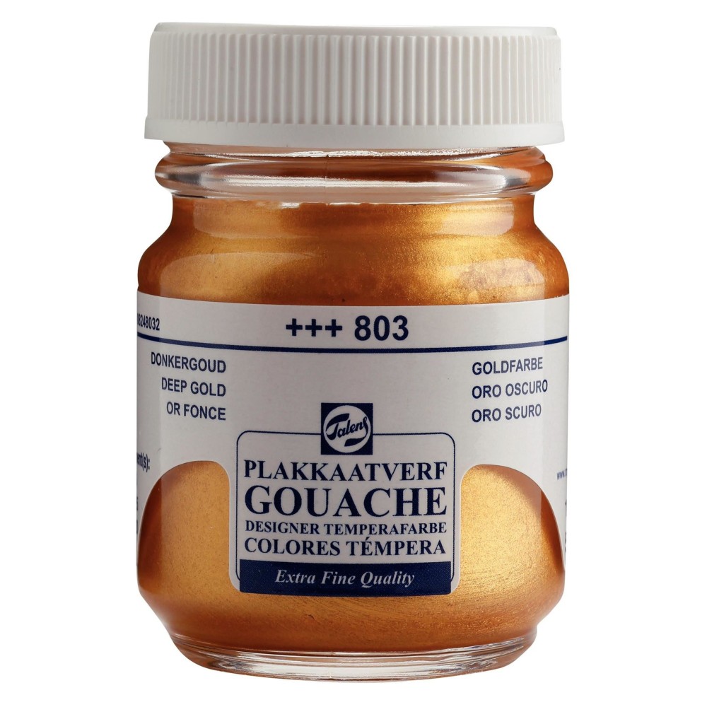 Farba gwasz Gouache Extra Fine - Talens - Deep Gold, 50 ml