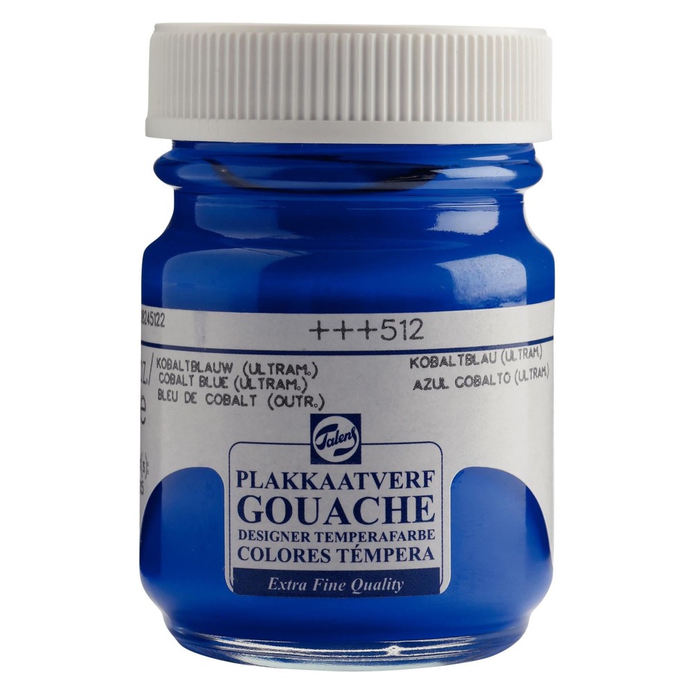 Farba gwasz Gouache Extra Fine - Talens - Cobalt Blue Ultramarine, 50 ml
