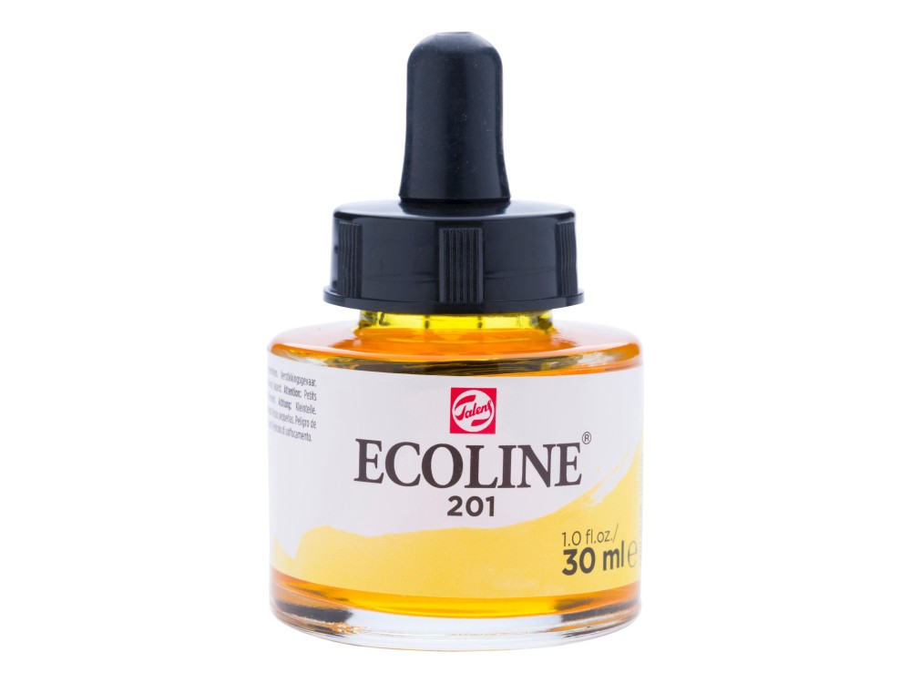 Farba akwarelowa Ecoline - Talens - Light Yellow, 30 ml