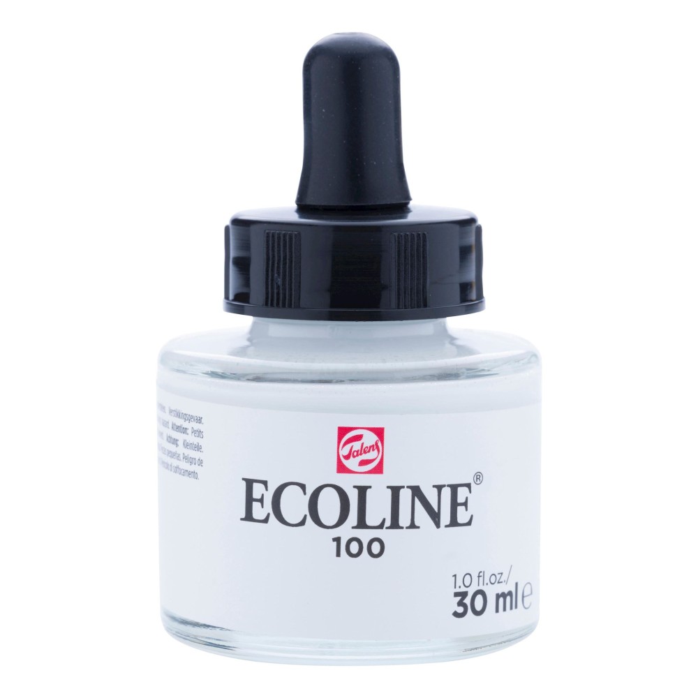 Farba akwarelowa Ecoline - Talens - White, 30 ml