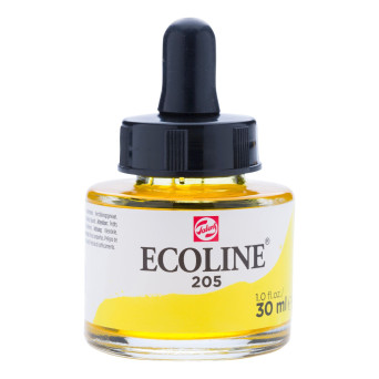 Farba akwarelowa Ecoline - Talens - Lemon Yellow, 30 ml