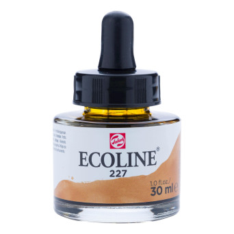 Liquid watercolor Ecoline in bottle - Talens - Yellow Ochre, 30 ml