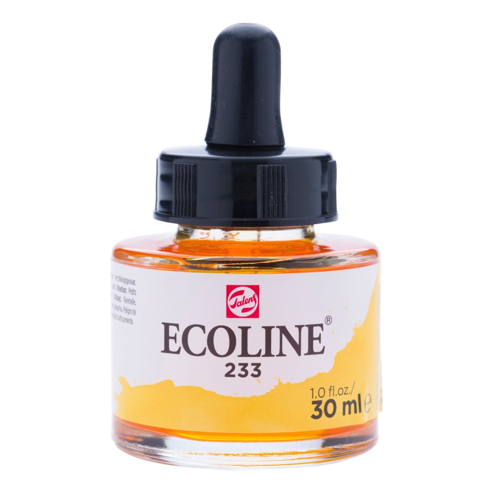 Liquid watercolor Ecoline in bottle - Talens - Chartreuse, 30 ml