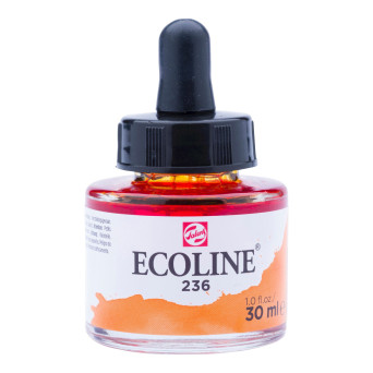 Farba akwarelowa Ecoline - Talens - Light Orange, 30 ml
