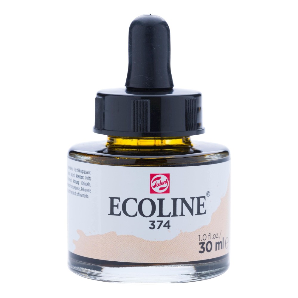 Liquid watercolor Ecoline in bottle - Talens - Pink Beige, 30 ml