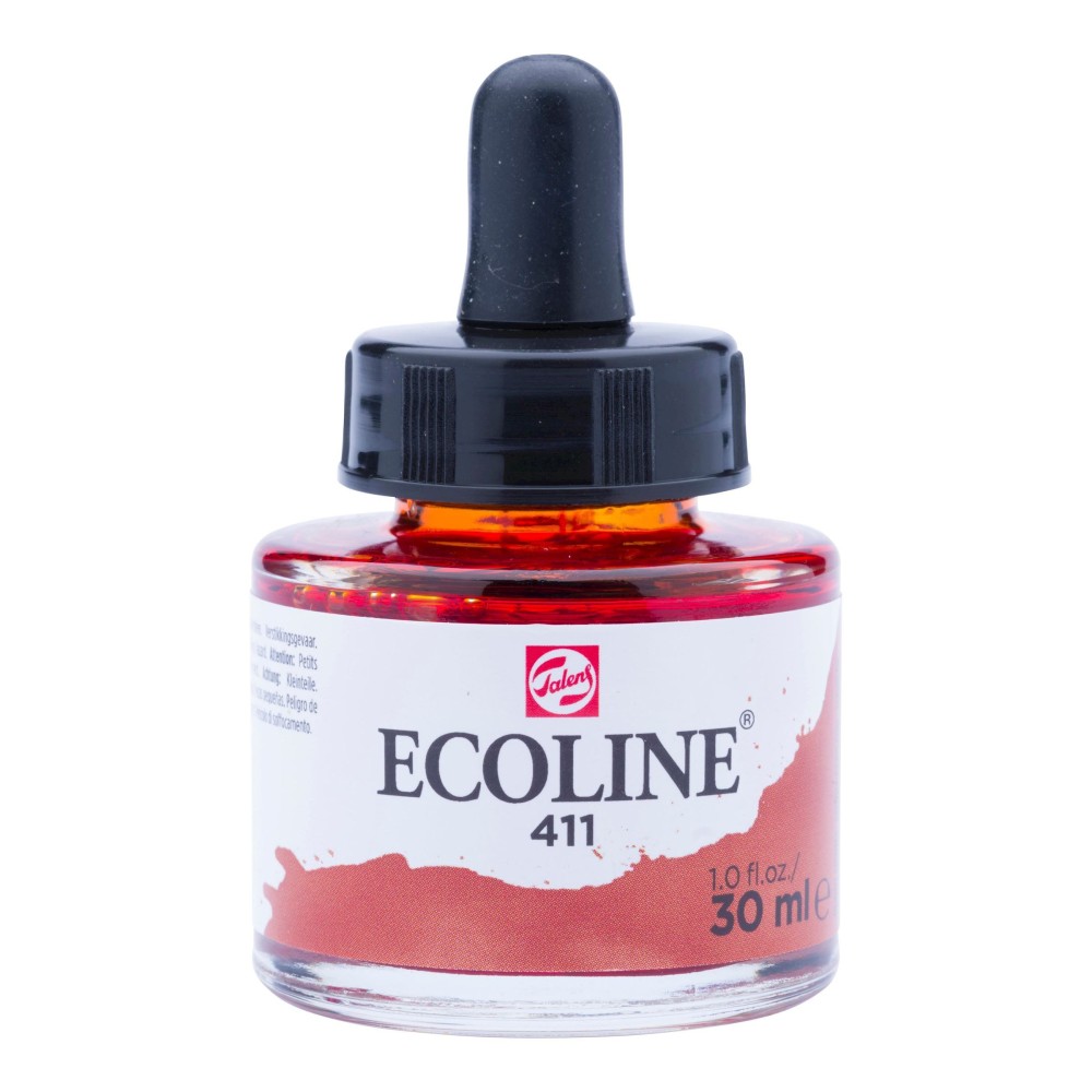 Farba akwarelowa Ecoline - Talens - Burnt Sienna, 30 ml