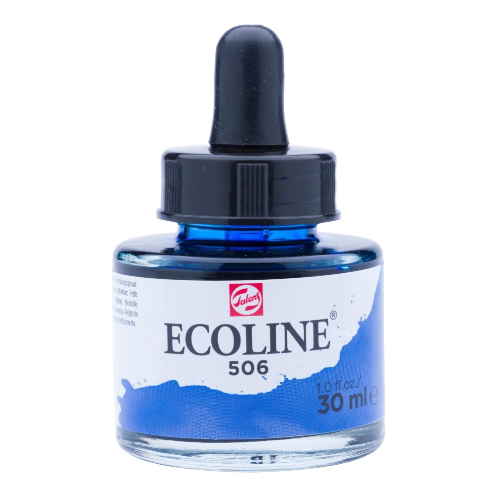Farba akwarelowa Ecoline - Talens - Ultramarine Deep, 30 ml