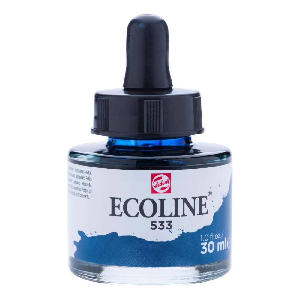 Farba akwarelowa Ecoline - Talens - Indigo, 30 ml