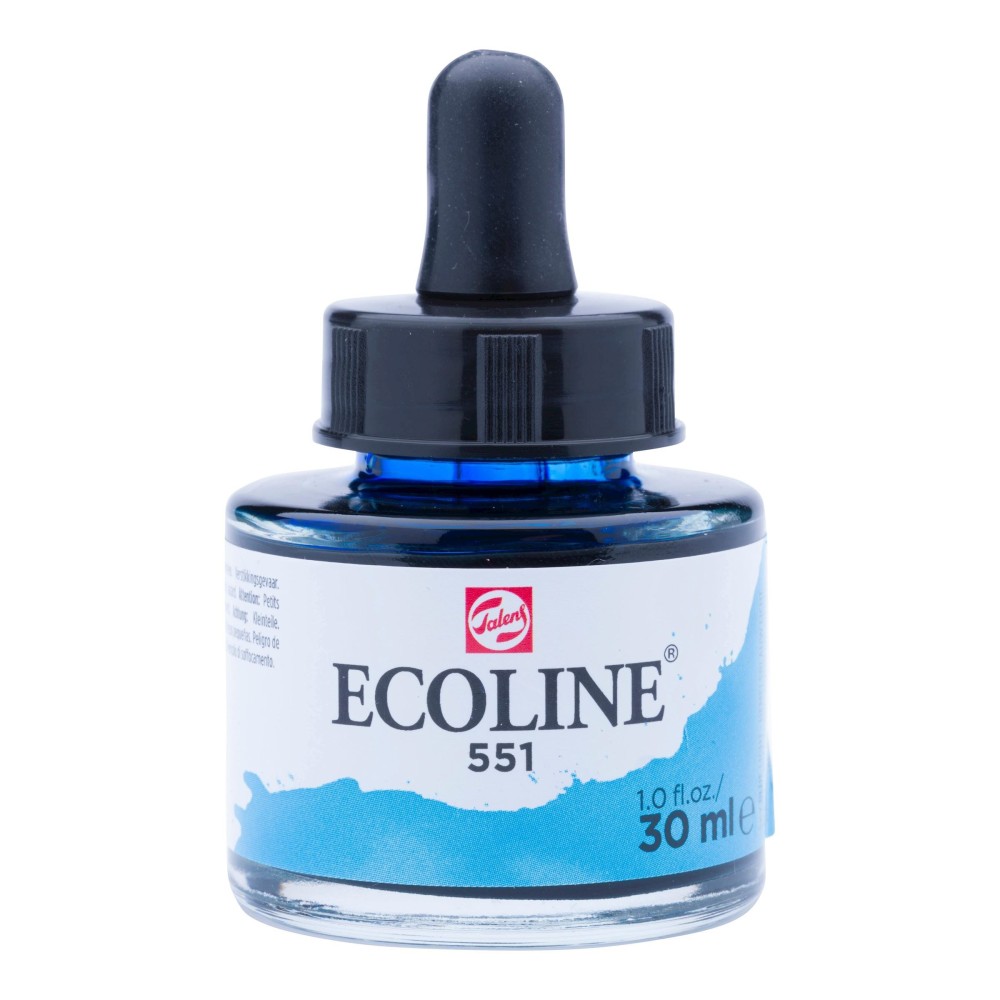 Farba akwarelowa Ecoline - Talens - Sky Blue Light, 30 ml