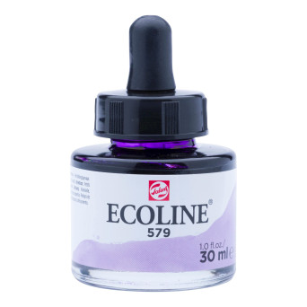 Liquid watercolor Ecoline in bottle - Talens - Pastel Violet, 30 ml