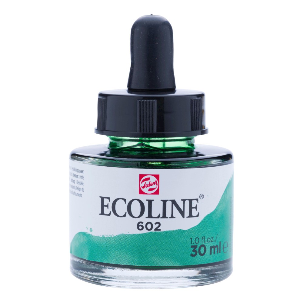 Farba akwarelowa Ecoline - Talens - Deep Green, 30 ml