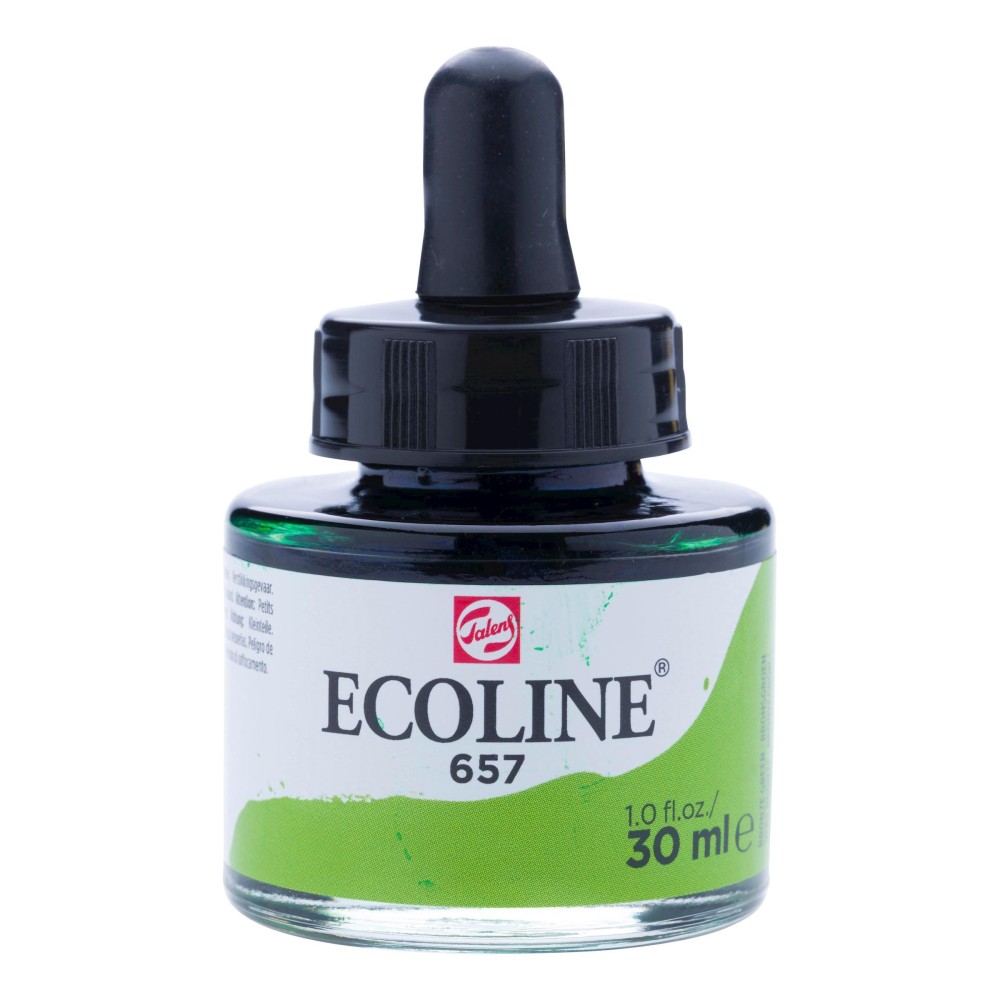 Farba akwarelowa Ecoline - Talens - Bronze Green, 30 ml