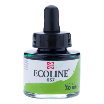 Farba akwarelowa Ecoline - Talens - Bronze Green, 30 ml