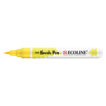 Pisak pędzelkowy Ecoline - Talens - Lemon Yellow