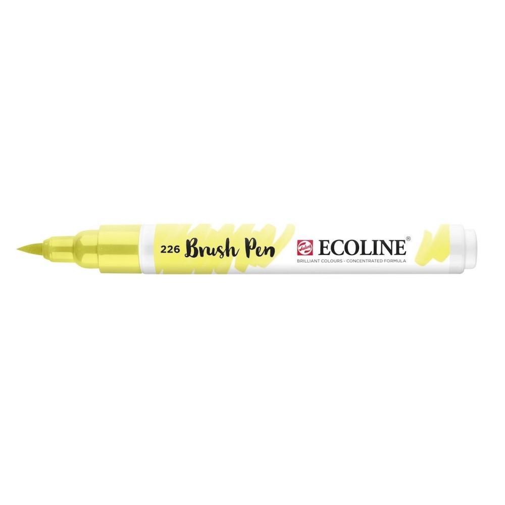 Pisak pędzelkowy Ecoline - Talens - Pastel Yellow