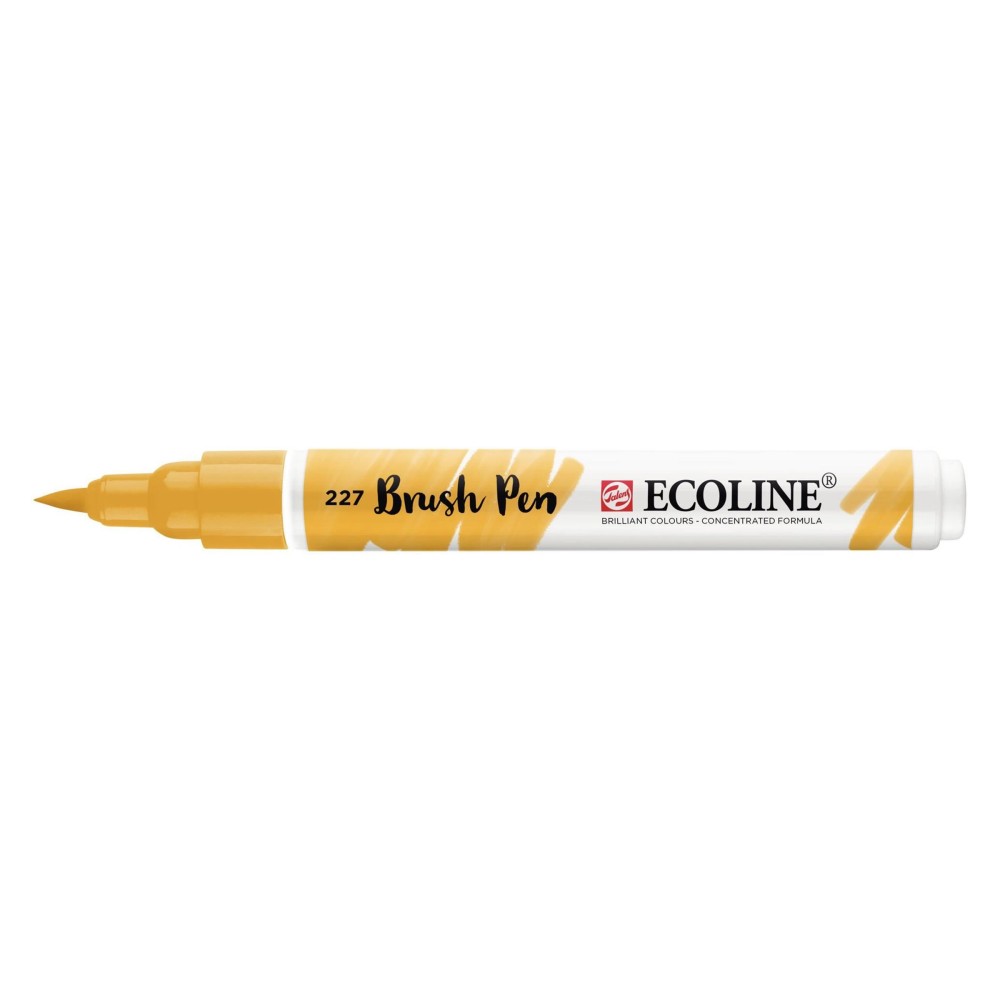 Pisak pędzelkowy Ecoline - Talens - Yellow Ochre