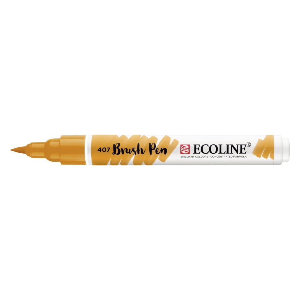 Pisak pędzelkowy Ecoline - Talens - Deep Ochre
