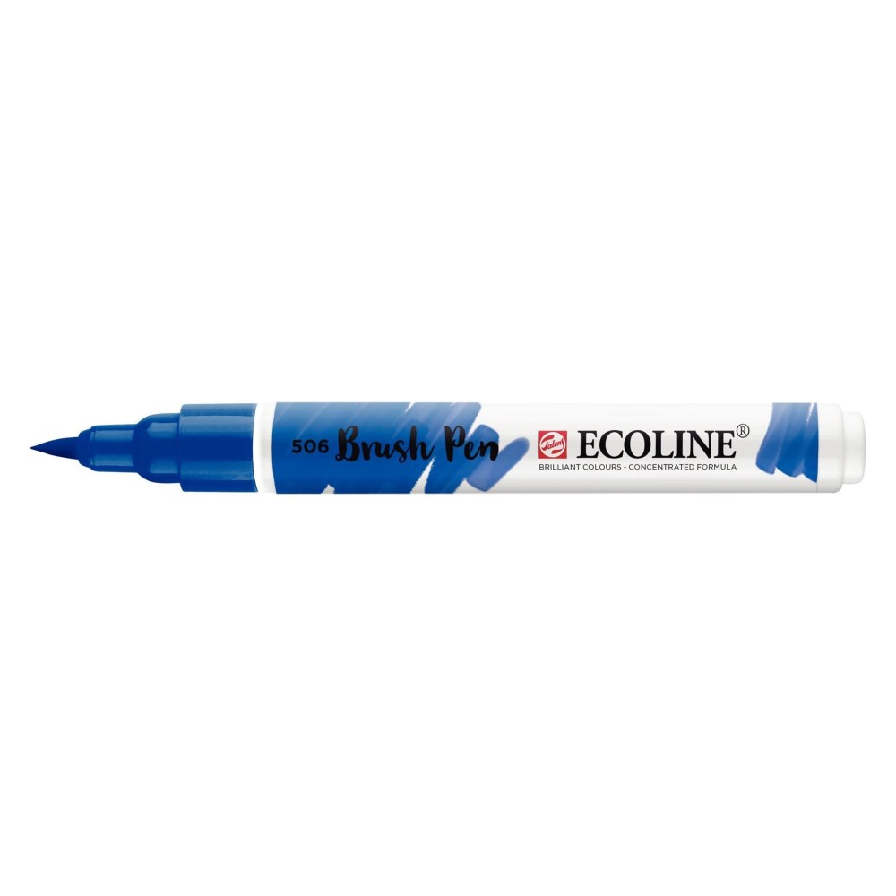 Pisak pędzelkowy Ecoline - Talens - Ultramarine Deep