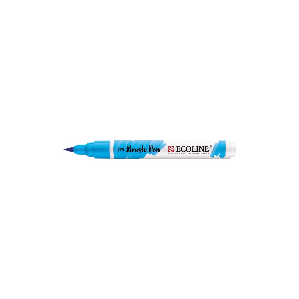 Pisak pędzelkowy Ecoline - Talens - Sky Blue Cyan