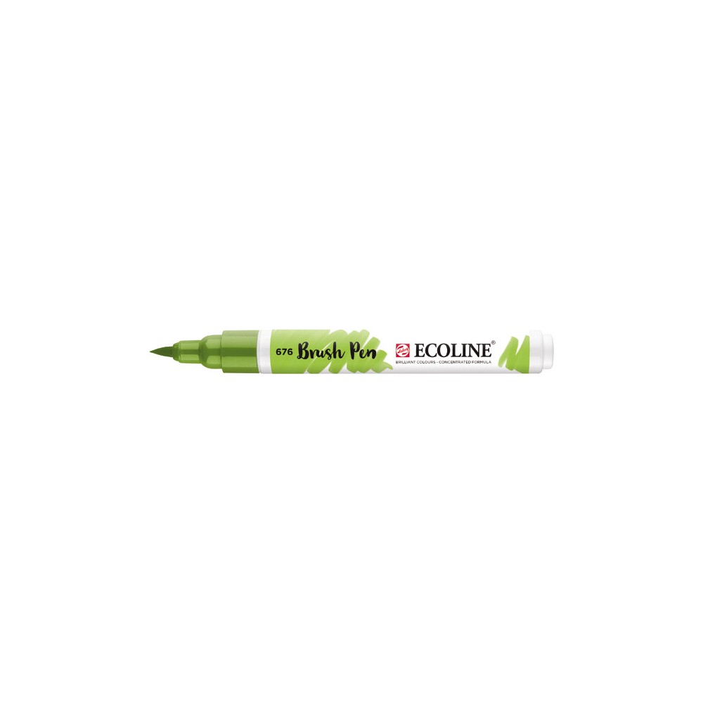 Pisak pędzelkowy Ecoline - Talens - Grass Green
