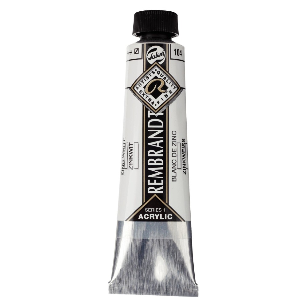 Farba akrylowa - Rembrandt - Zinc White, 40 ml