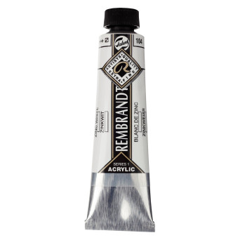 Farba akrylowa - Rembrandt - Zinc White, 40 ml