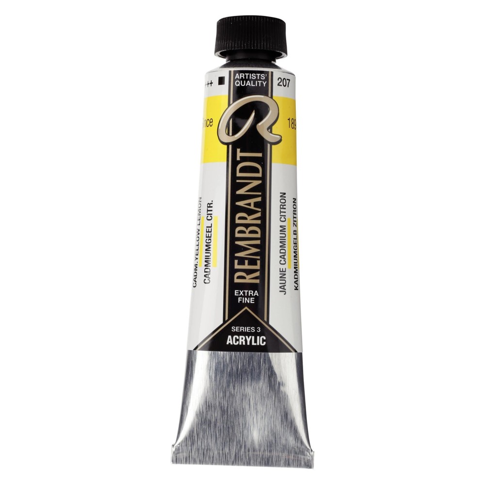 Acrylic paint in tube - Rembrandt - Yellow Lemon, 40 ml