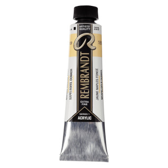 Acrylic paint in tube - Rembrandt - Naples Yellow Deep, 40 ml