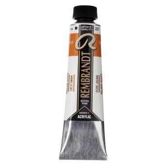 Acrylic paint in tube - Rembrandt - Yellow Ochre, 40 ml