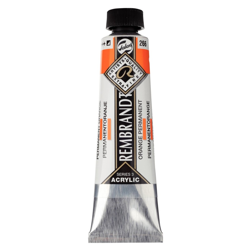 Acrylic paint in tube - Rembrandt - Permanent Orange, 40 ml