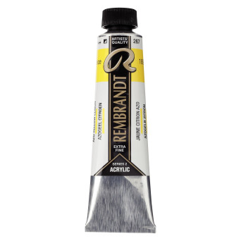 Acrylic paint in tube - Rembrandt - Azo Yellow Lemon, 40 ml