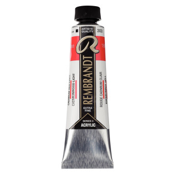 Acrylic paint in tube - Rembrandt - Cadmium Red Light, 40 ml