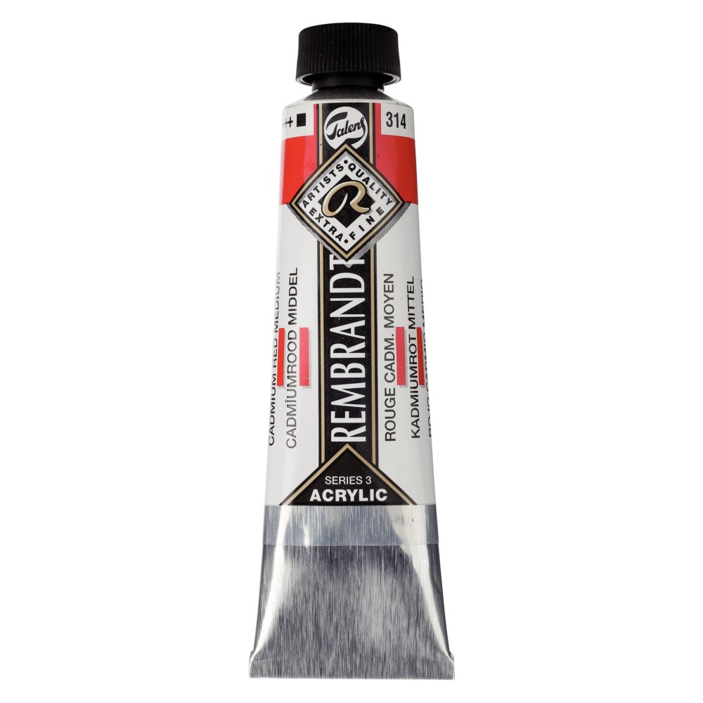 Acrylic paint in tube - Rembrandt - Cadmium Red Medium, 40 ml