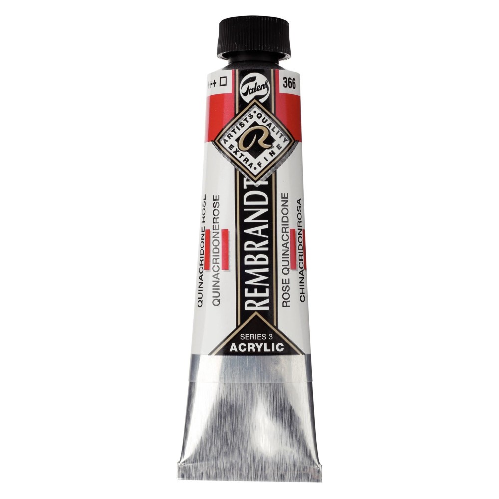 Acrylic paint in tube - Rembrandt - Quinarose, 40 ml